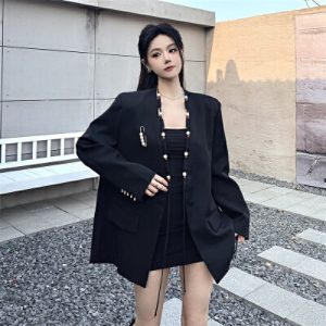 26030051 브이 진주 자켓