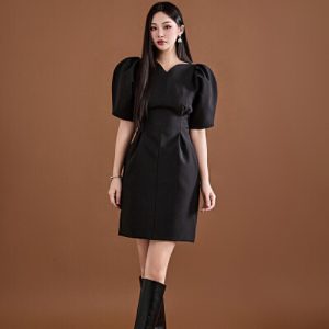 26040039 허리라인 슬림핏 체형커버 기본템 데일리 원피스