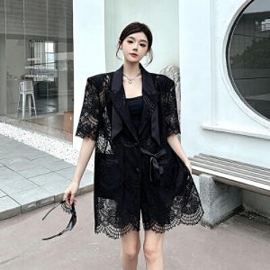 26040273 레이스 컷아웃  썸머 자켓
