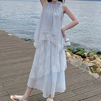 26040335 홀터넥 바캉스 원피스