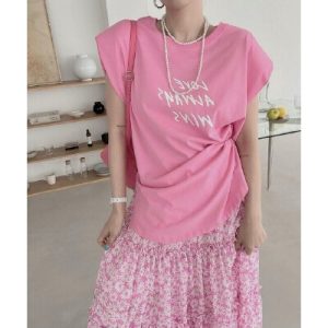 26050192 데일리 레터링 반팔티