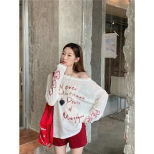 26050197 레터링 오프숄더 썸머티