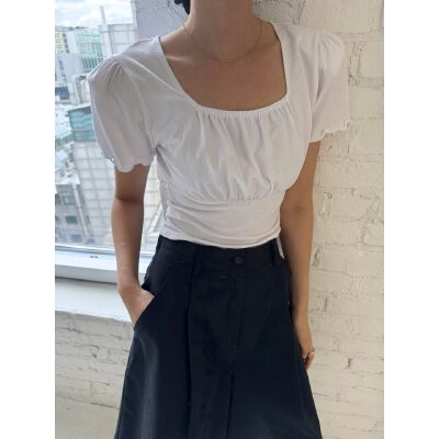 26070053 [데일리] 숄더 패드 반팔 티셔츠