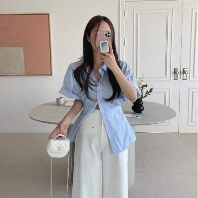 26070141 [데일리] 폴로넥 스트라이프 셔츠