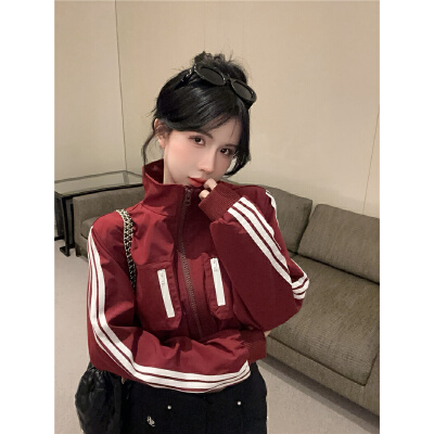 26080108 [실사] 라인배색 집업점퍼