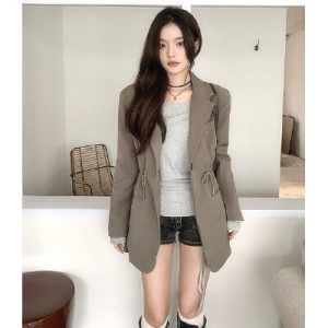 26080122 프렌치 빈티지 스트링 루즈핏 자켓