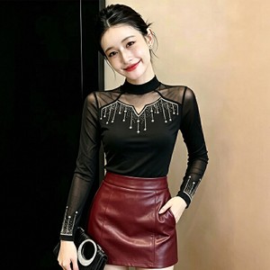 26080370 시어 핫픽스 슬림 긴팔 티셔츠