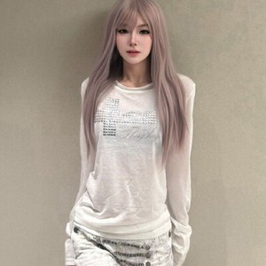 26090136 글리터 윙 레이어드 롱슬리브 티셔츠