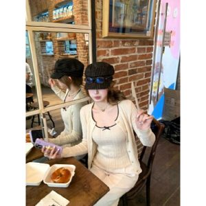 26090152 리본나시 니트가디건 투피스 셋업