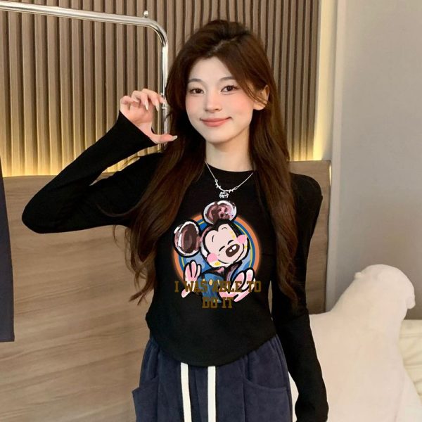 26090203 라운드 카툰 일러스트 기모티셔츠