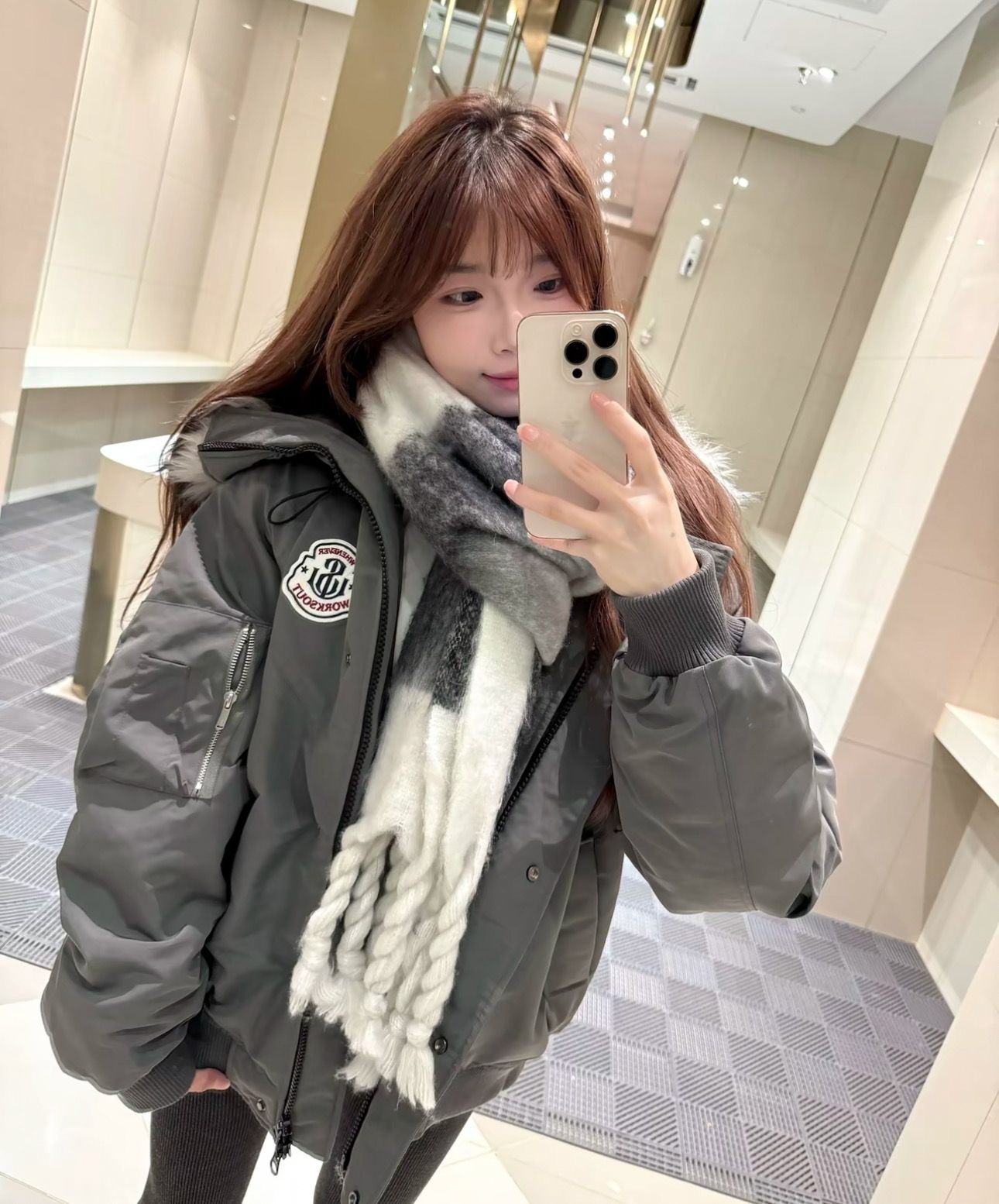 빈티지 와펜 패치 MA-1 오버핏 항공점퍼