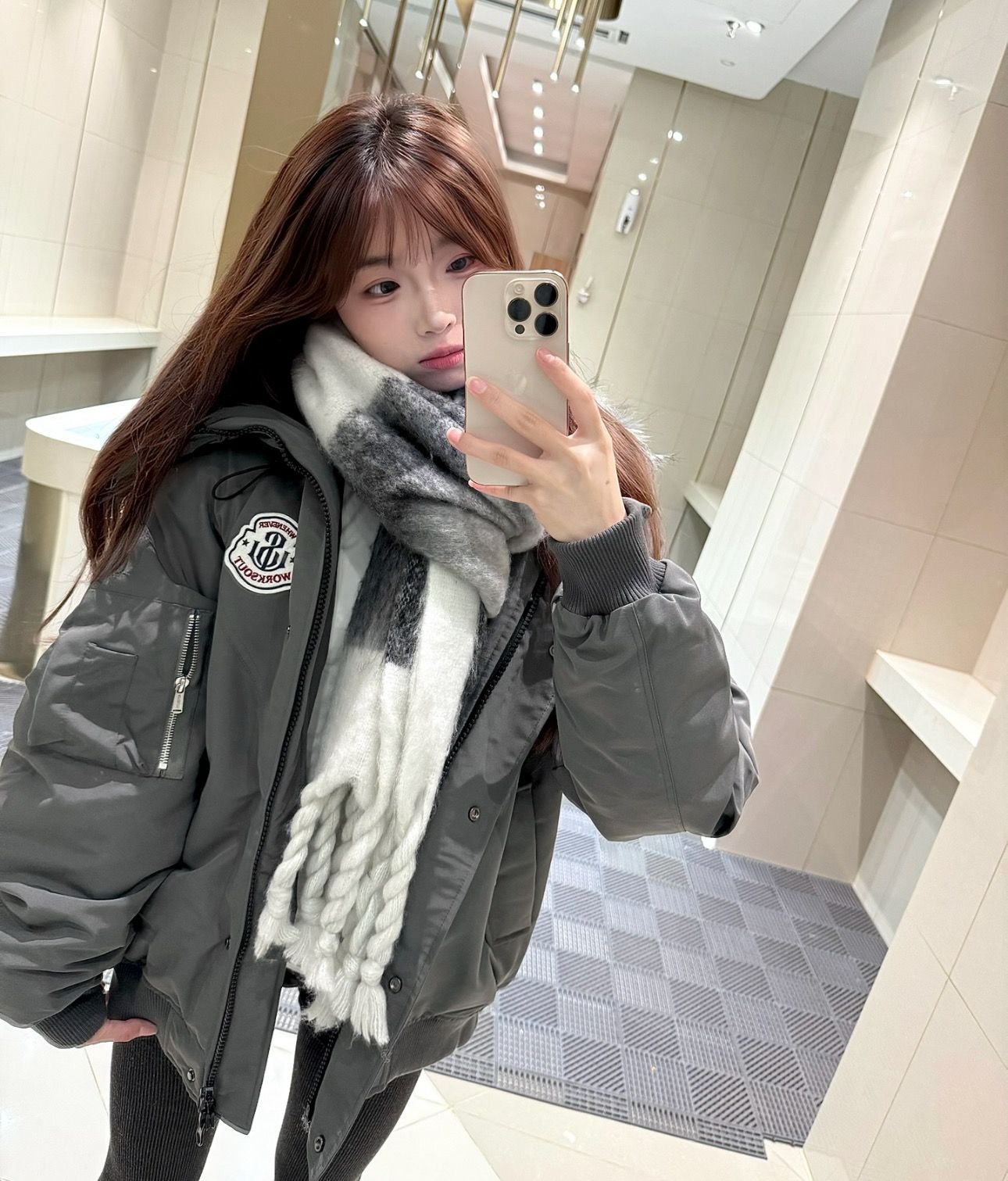 빈티지 와펜 패치 MA-1 오버핏 항공점퍼